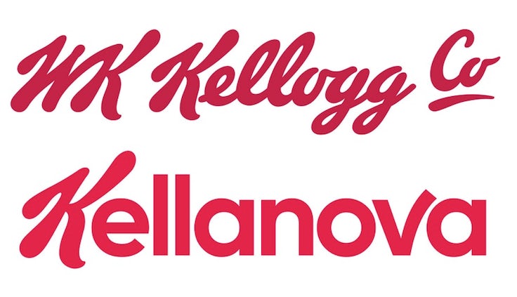 The logos for WK Kellogg Co and Kellanova